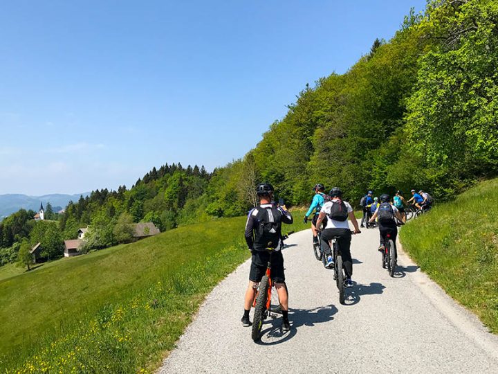 Kolesarski izlet Škofja Loka in stara vojaška cesta — 3
